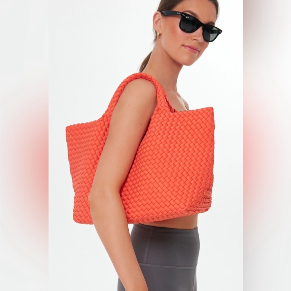 NAGHEDI Orange St. Barths Medium Tote